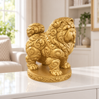 Chow Chow Ornament - Gold gedruckt Wohnzimmer