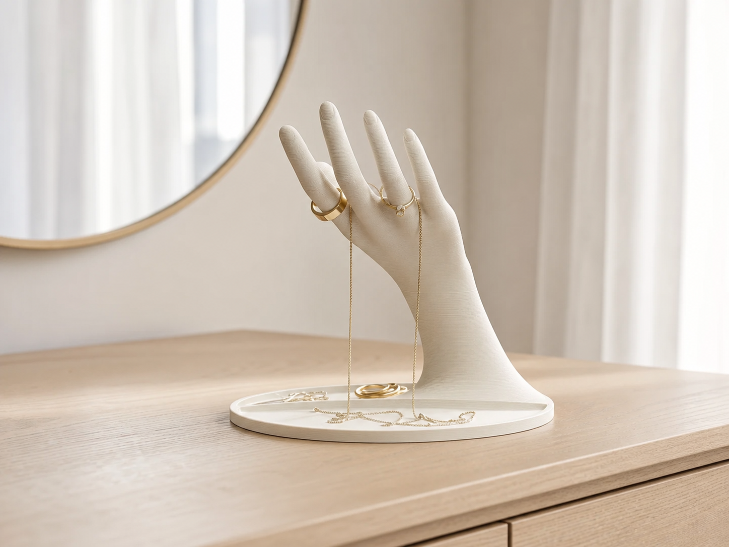 Jewelry Hand with Tray – Schmuck- und Schlüssel-Organizer FehnFactory