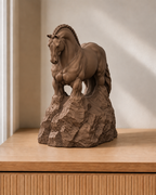 Andalusier – Pferdefigur – 08 handbemalt bronze