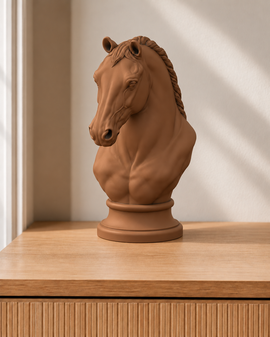 Lipizzaner – Pferdebüste – 08 handbemalt bronze