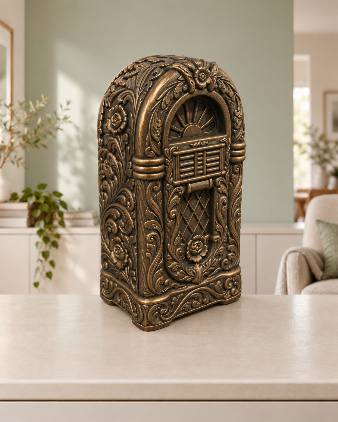 Jukebox – 08 handbemalt bronze
