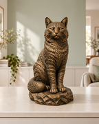 Wildkatze – 08 handbemalt bronze