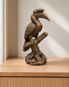 Nashornvogel – 08 handbemalt bronze