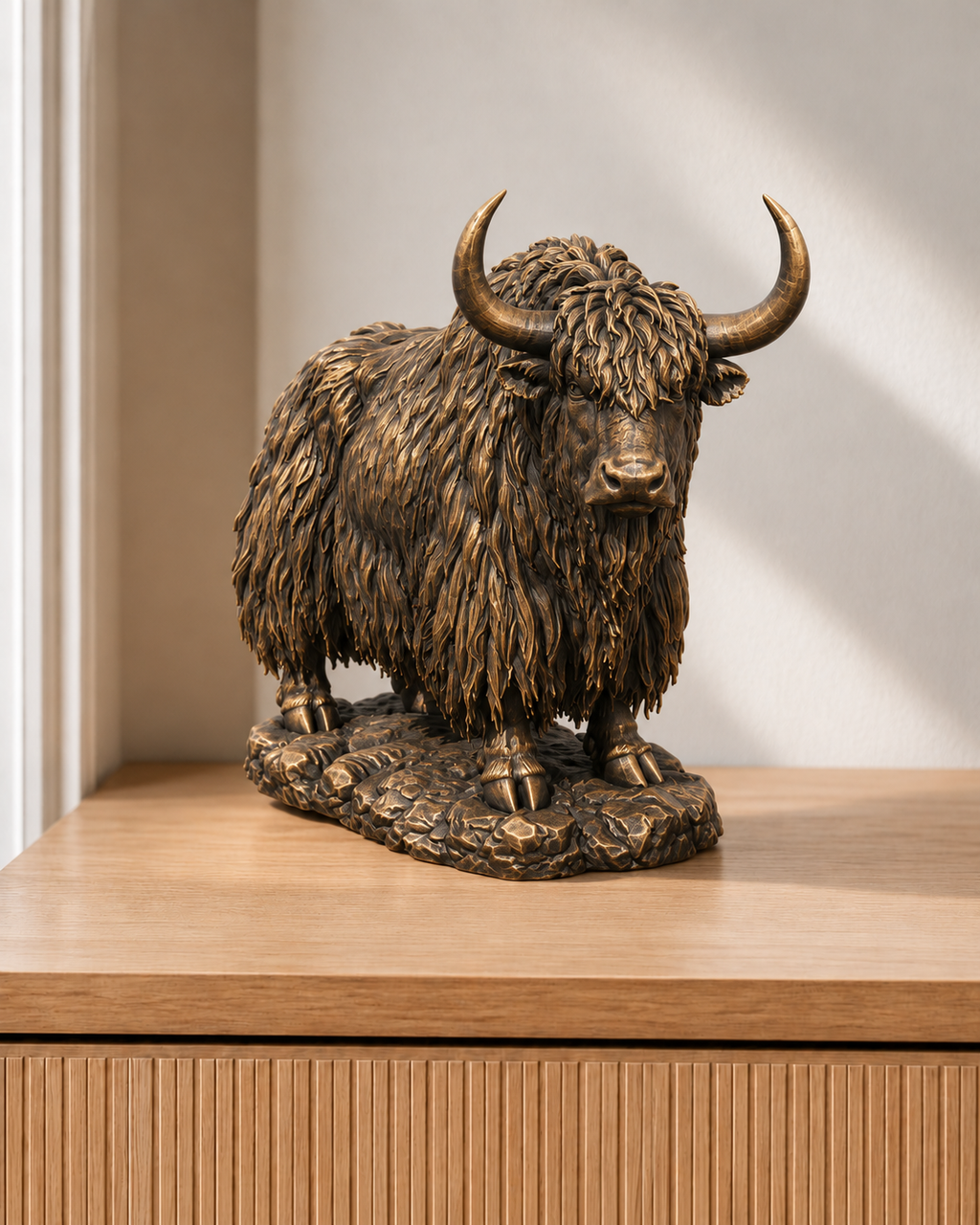 Yak – 08 handbemalt bronze