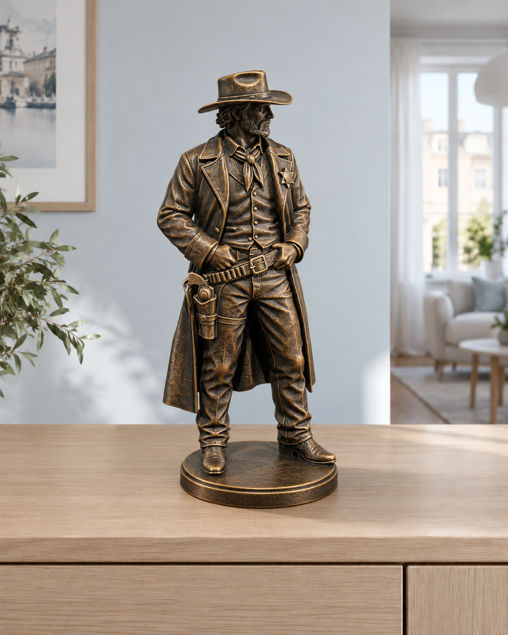 Sheriff – 08 handbemalt bronze