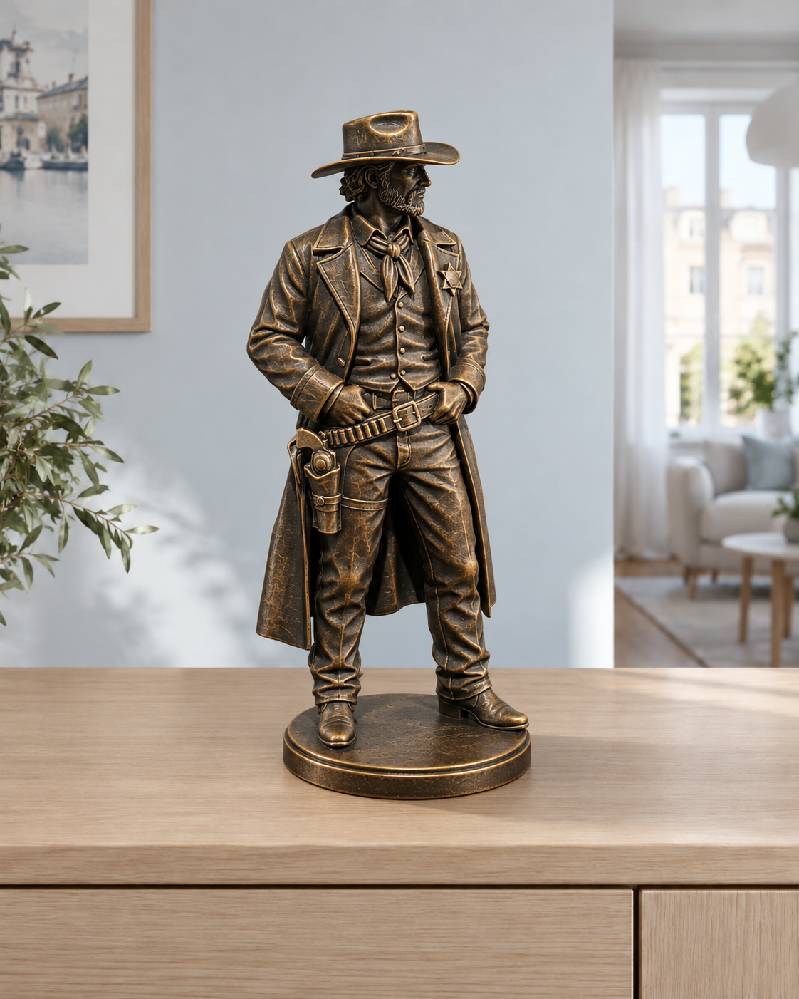 Sheriff – 08 handbemalt bronze