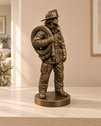 Feuerwehrmann New York – Bronze – handbemalt