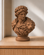 Alexander – antike Büste – 08 handbemalt bronze