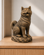 Shiba Inu – 08 handbemalt bronze