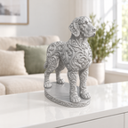 Deutsche Dogge Ornament - Silber gedruckt Wohnzimmer