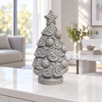 Weihnachtsbaum Ornament - Silber gedruckt Wohnzimmer
