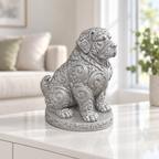Golden Retriever Ornament - Silber gedruckt Wohnzimmer