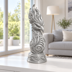 Phönixbüste Ornament - Silber gedruckt Wohnzimmer