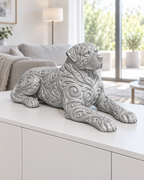 Rottweiler Ornament - Silber gedruckt Wohnzimmer