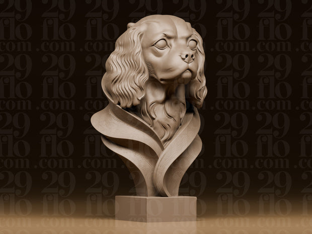 5 moderne Hundebüsten – Hunde Figuren-Set FehnFactory