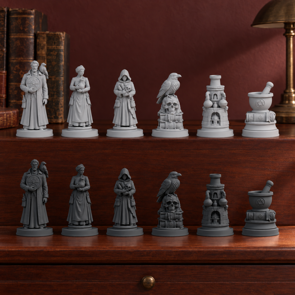 Dark Academia – Alchemie – 08_silber_schwarz_gedruckt