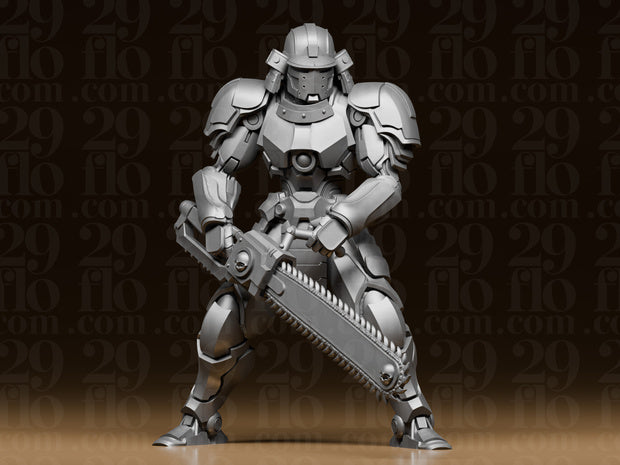 4 Mech-Samurai – Cyberpunk Krieger Figuren-Set FehnFactory