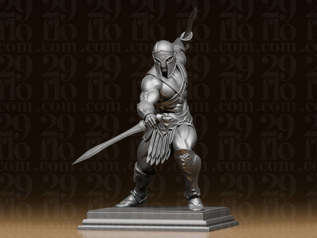 4 Gladiatoren – Römische Krieger Figuren-Set FehnFactory