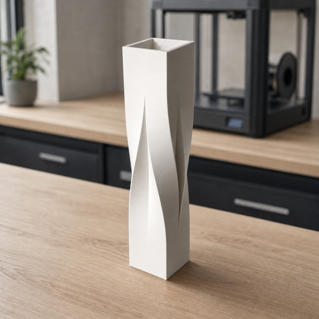 Twist Vase – Skulpturale Trockenblumenvase FehnFactory