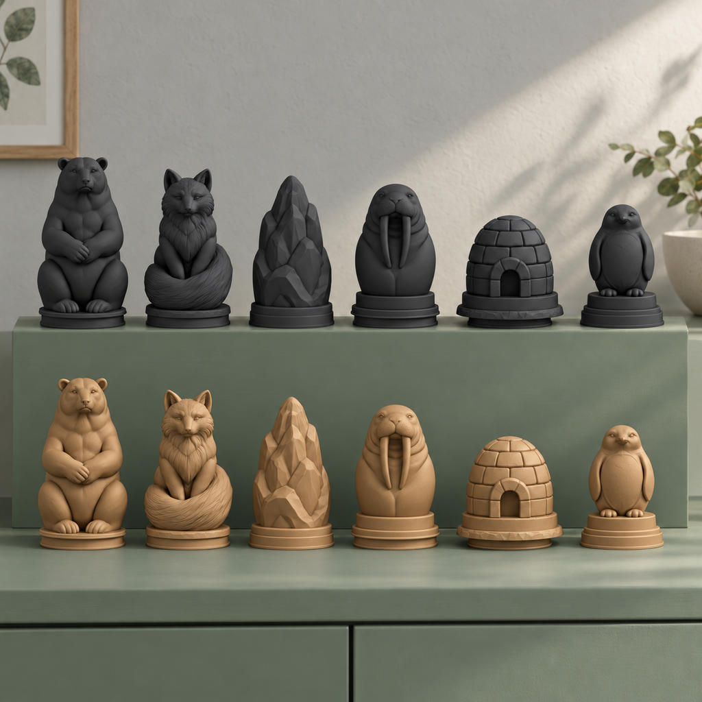 Arktis – 12_schwarz_bronze_gedruckt