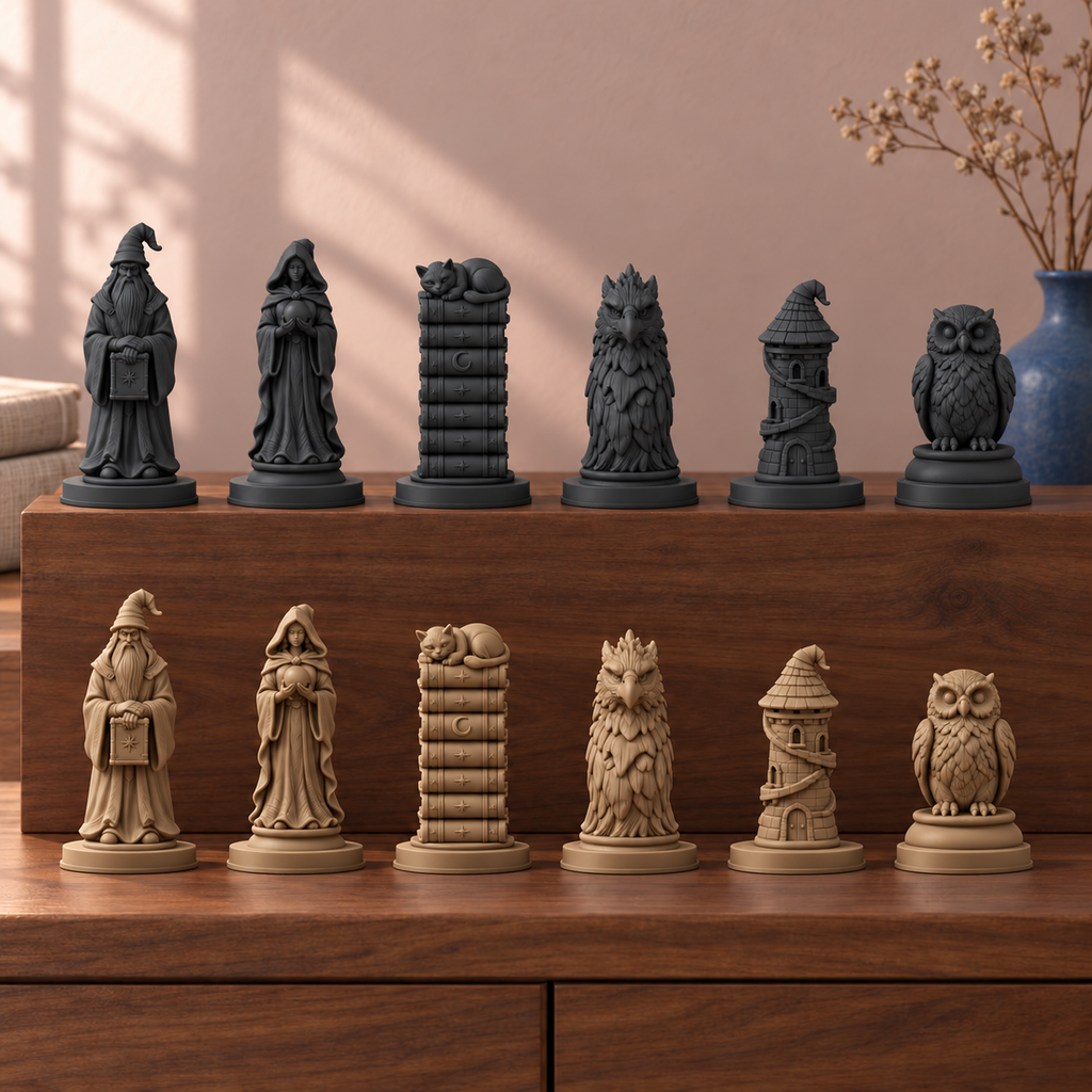 Zauberer – 12_schwarz_bronze_gedruckt