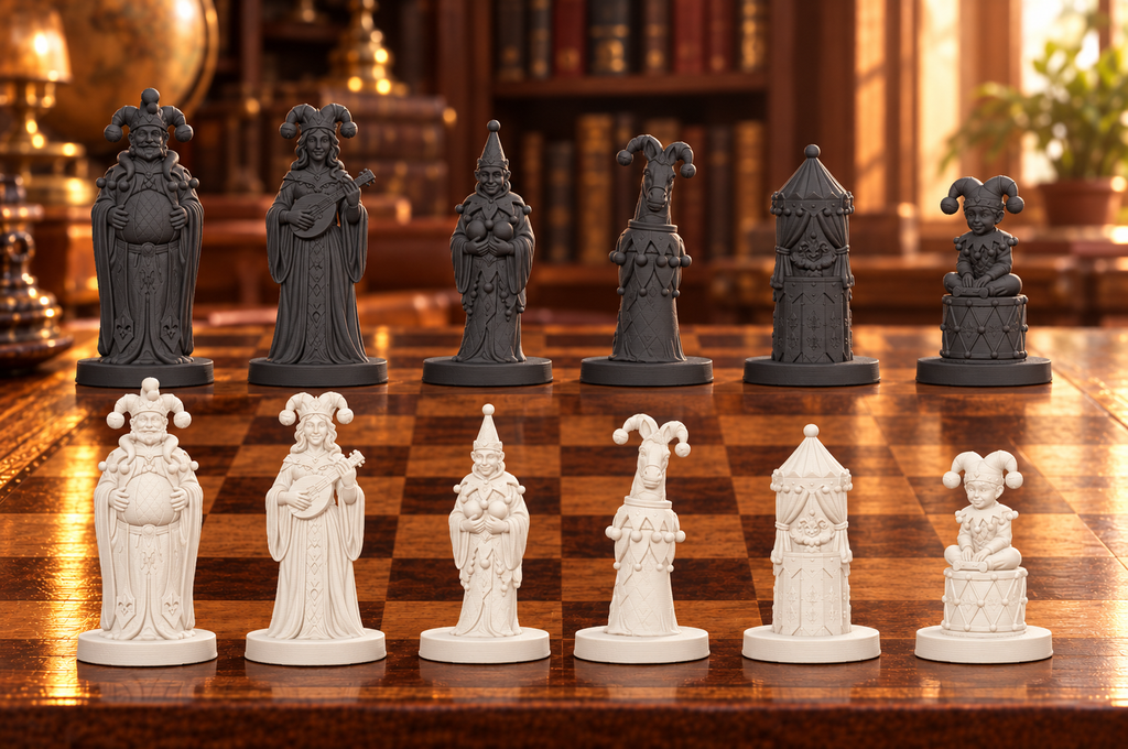 Gaukler Schachset – Titelbild