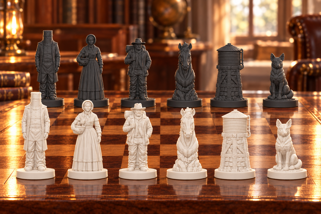 Outback-Bushranger Schachset – Titelbild