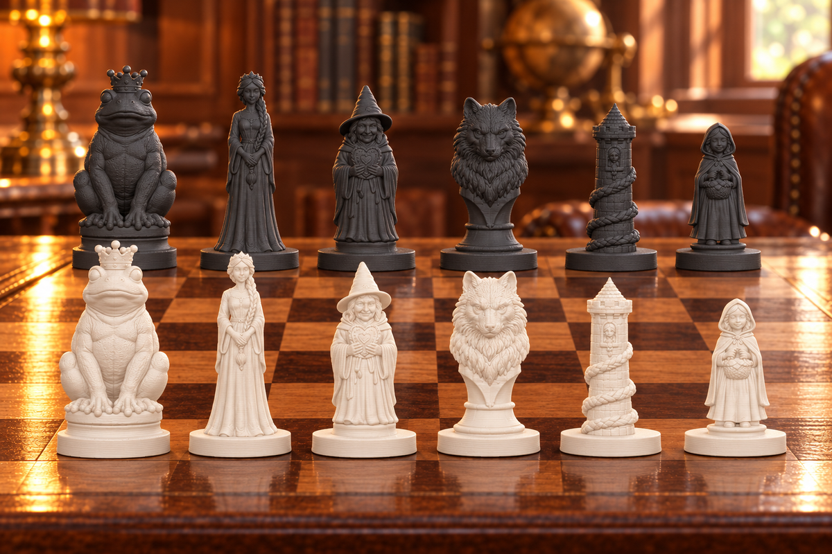 Grimms Märchen Schachset – Titelbild