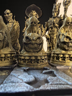 Halloween Gothic Schachset – handbemalt