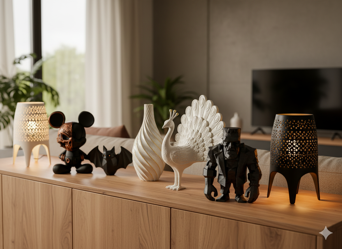 Handgefertigte 3D-Skulpturen und Designerlampen – Fehn-factory.de