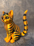 Katze sitzend – Tiger-Kätzchen 3D-Druck Figur