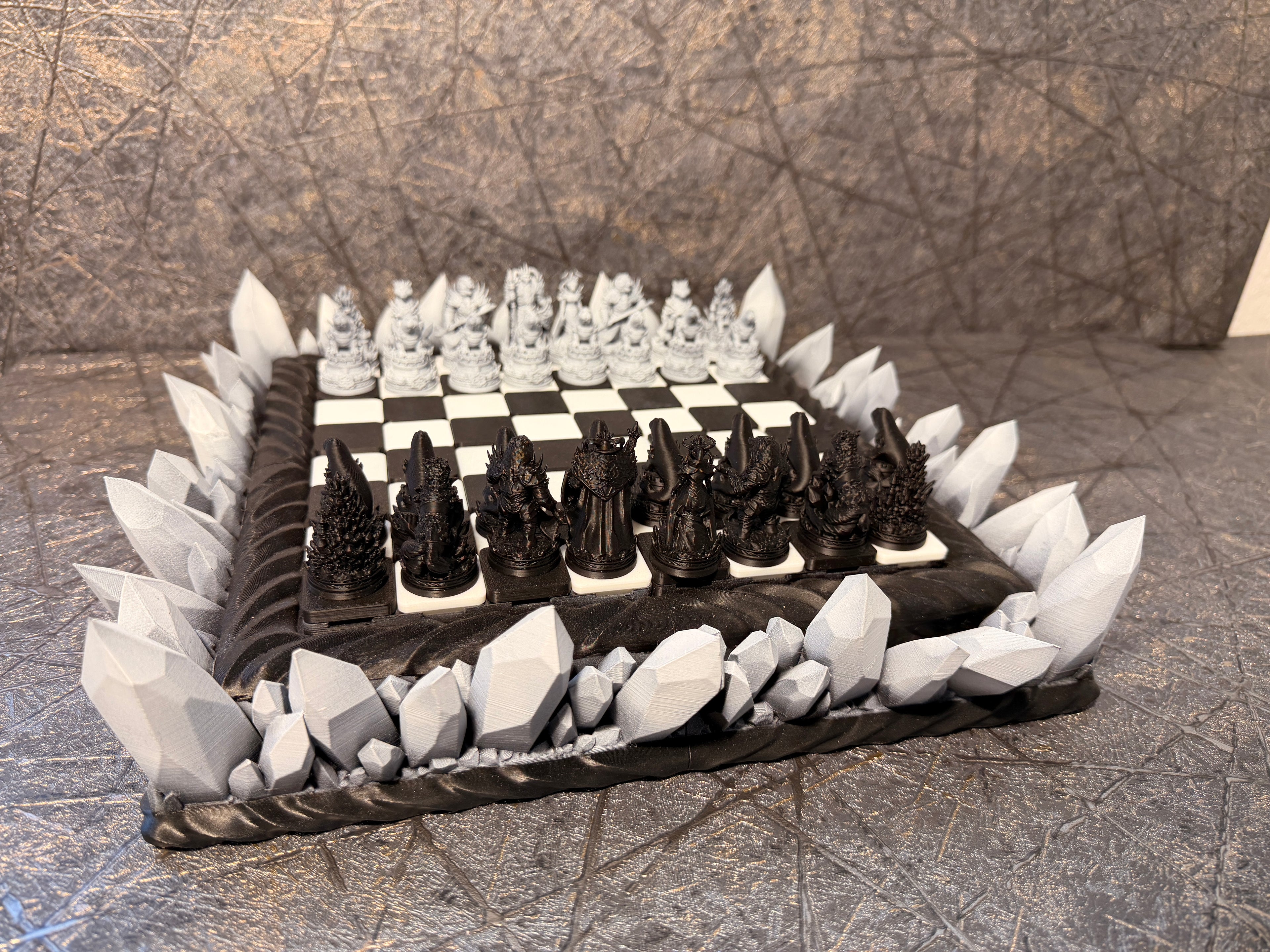 Meeresungeheuer Schachset – Sea Monster Chess Set (3D-Druck)