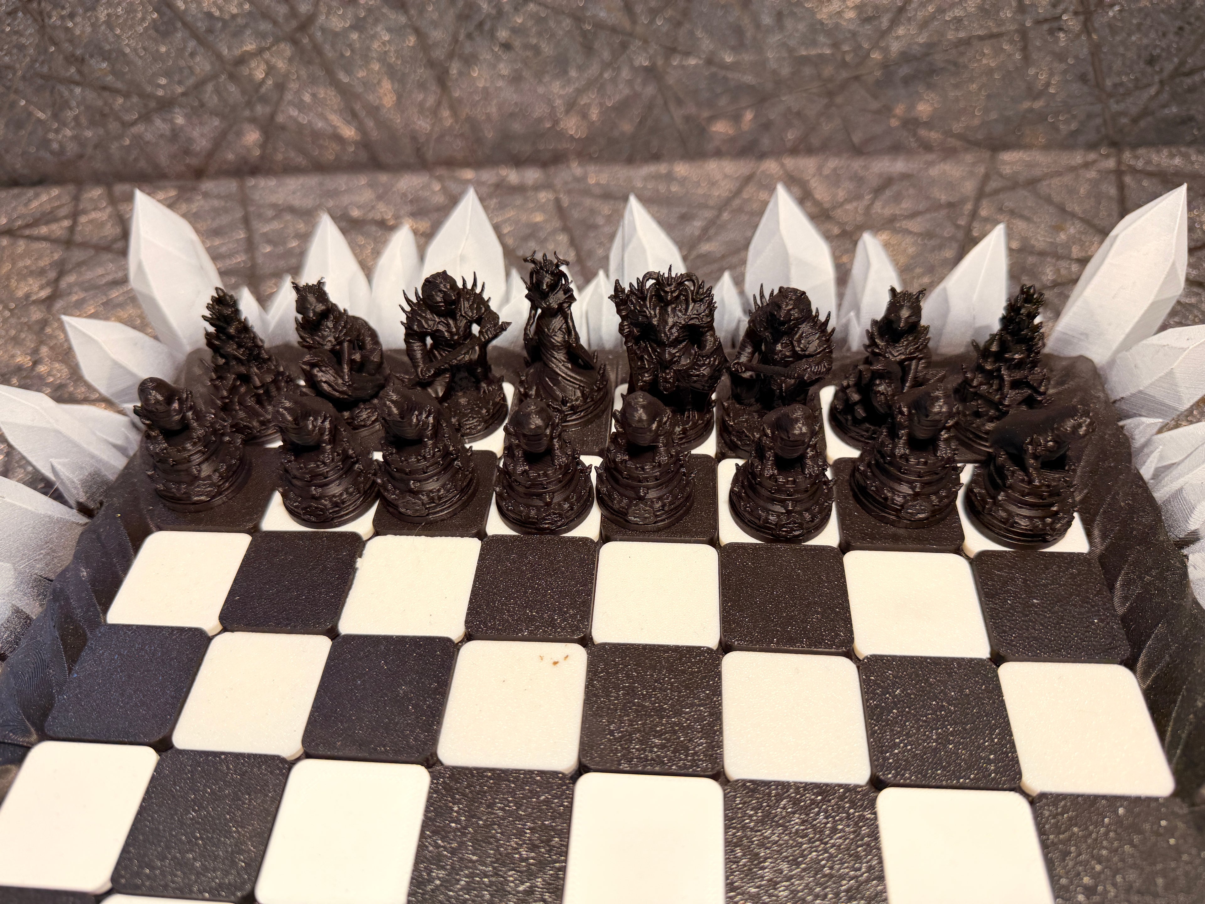 Meeresungeheuer Schachset – Sea Monster Chess Set (3D-Druck)