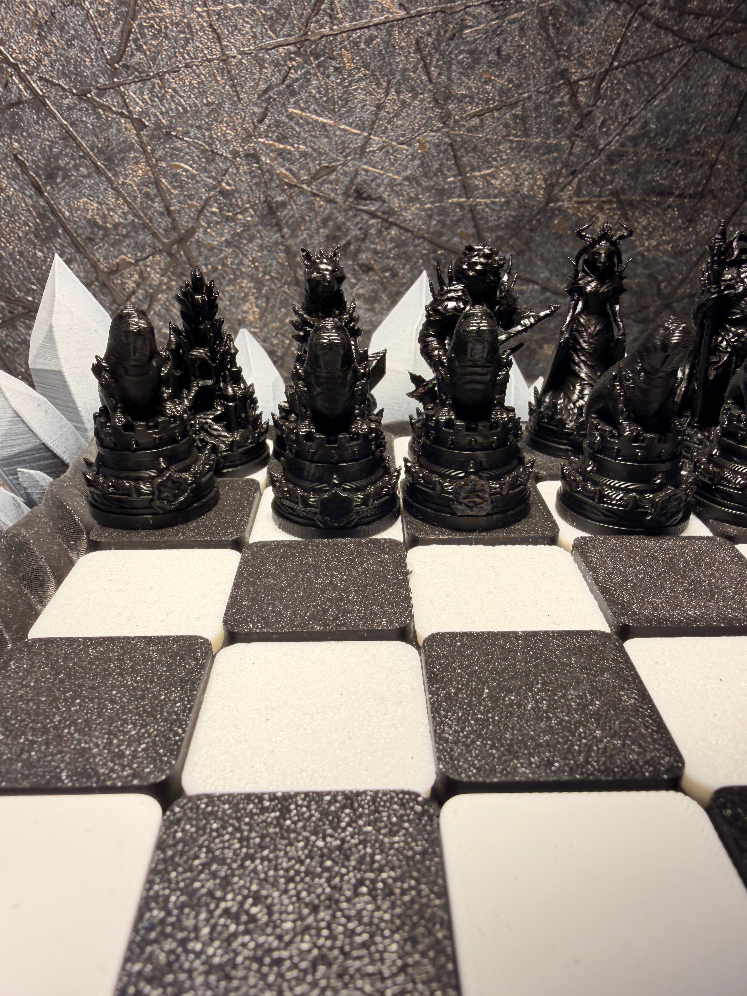 Meeresungeheuer Schachset – Sea Monster Chess Set (3D-Druck)