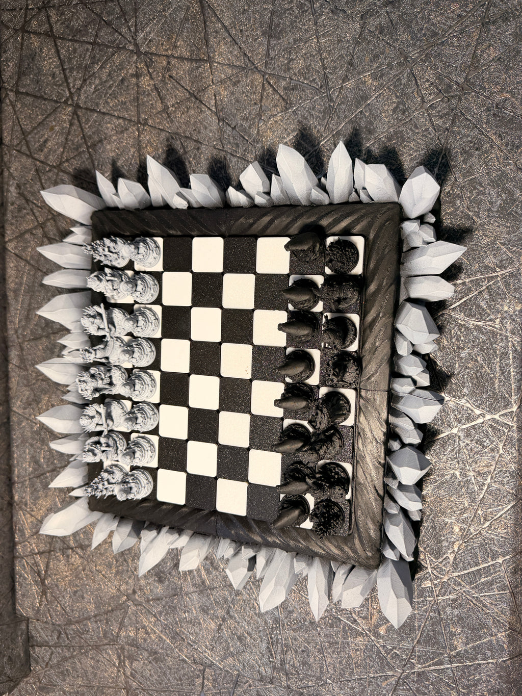 Meeresungeheuer Schachset – Sea Monster Chess Set (3D-Druck)