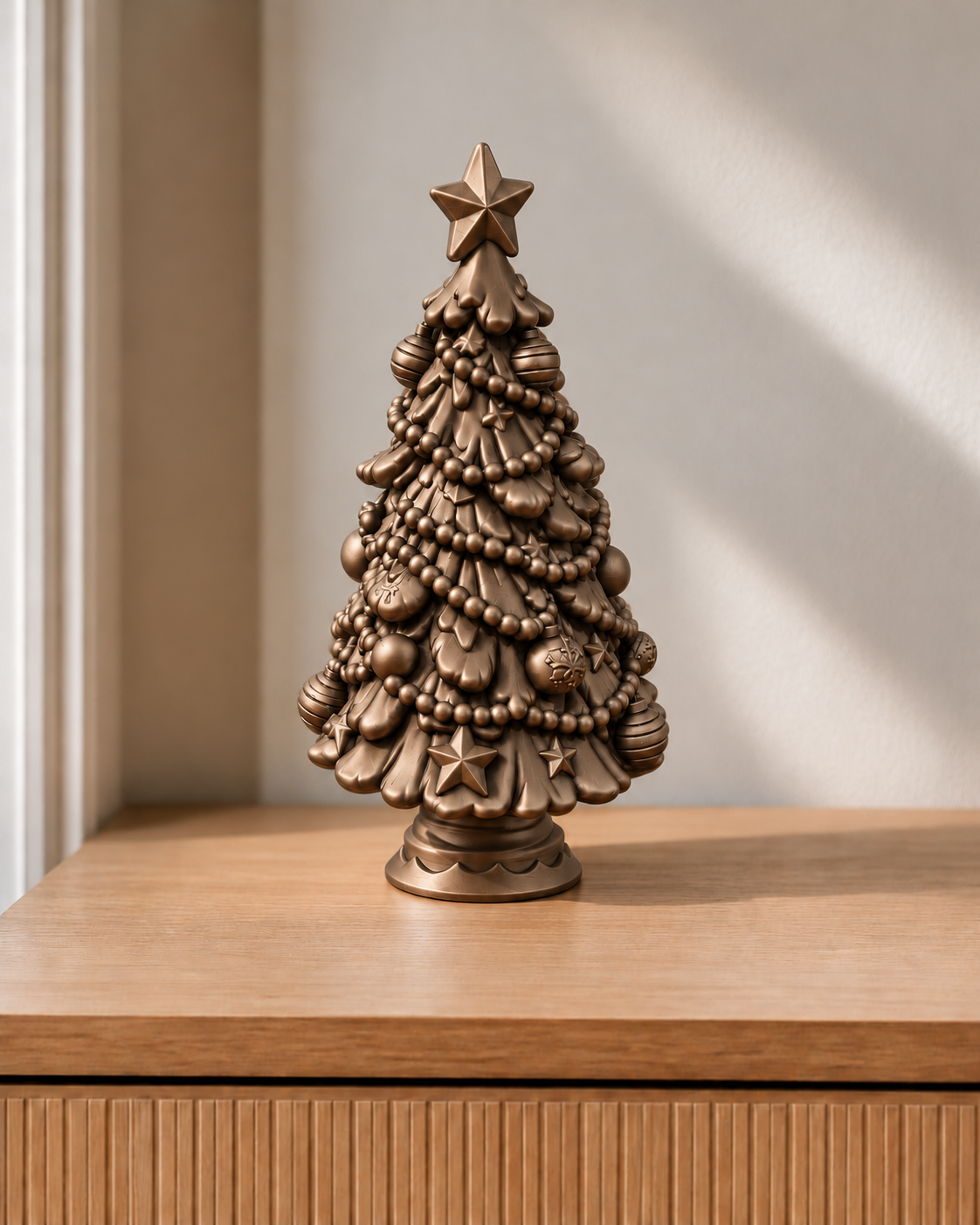 Digitales Modell – visualisiertes Farbbeispiel: Bronze, handbemalt