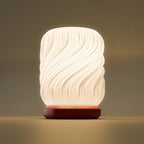 Lampe Drift • Designer Tischlampe  • Moderne Wohnlampe • LED Lampenschirm • Dekolampe Wohnzimmer Schlafzimmer Büro • Geschenkidee Fehn-factory.de
