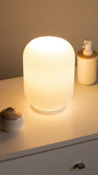 Sophie Designer Tischlampe  | E14 Fassung fest verbaut | Handgemacht | Modernes Wohnaccessoire Nachttischlampe Fehn-factory.de