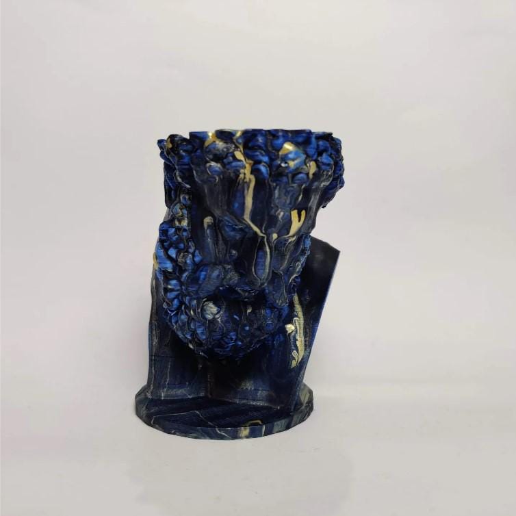 Hercules Skulpturenvase – Antike Büste als Vase & Pflanzgefäß | Klassische Deko Vase Pflanzgefäß Fehn-factory.de