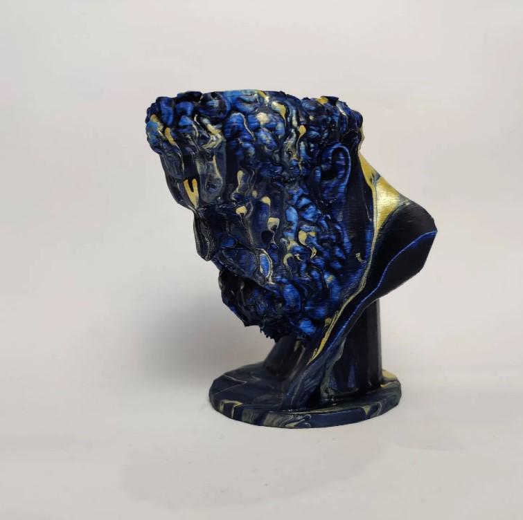 Hercules Skulpturenvase – Antike Büste als Vase & Pflanzgefäß | Klassische Deko Vase Pflanzgefäß Fehn-factory.de