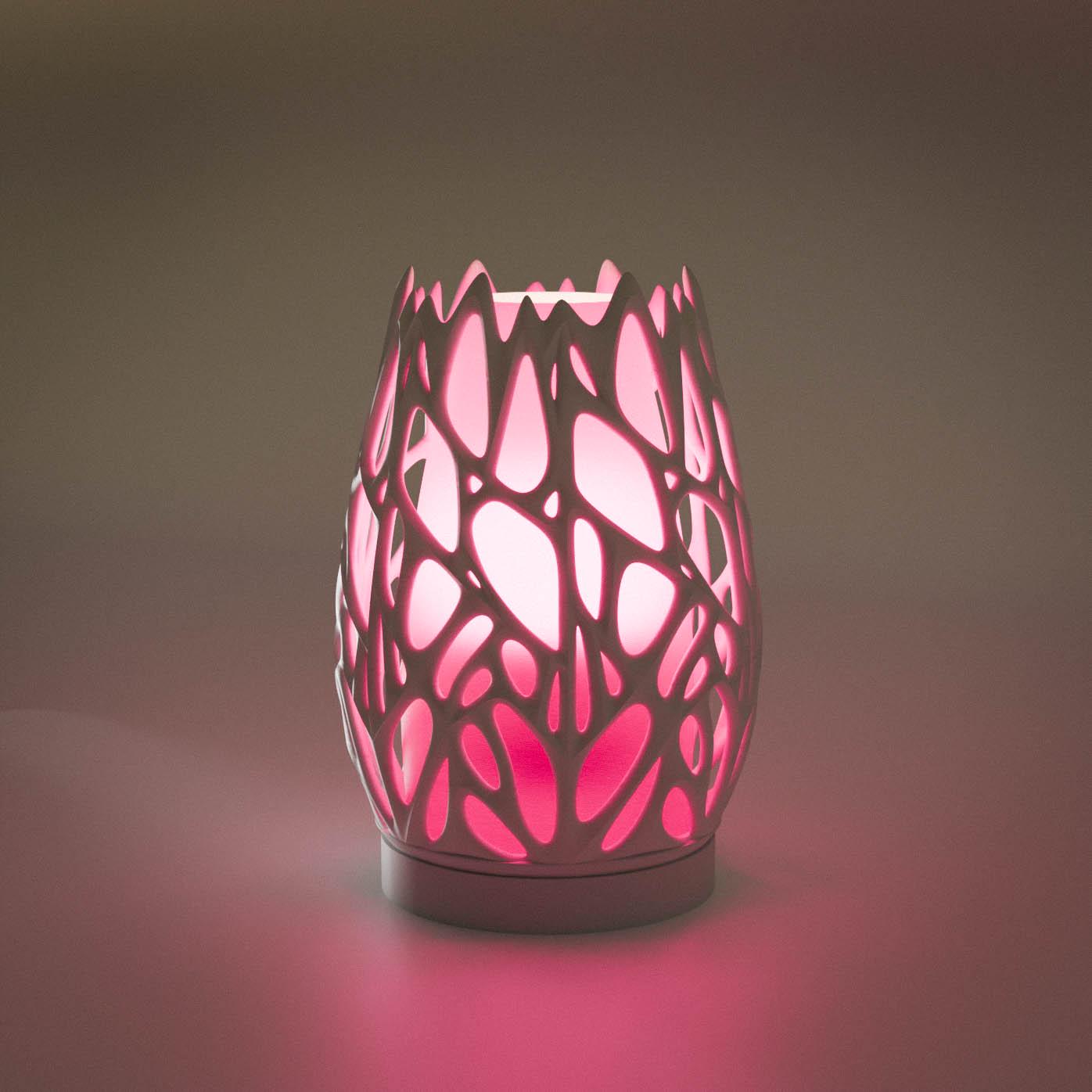 Drachenlampe – Handgefertigte Tischlampe im organischen Design – Stimmungsvolle Beleuchtung – Farbe wählbar. Nachttischlampe Fehn-factory.de