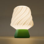 Bruma Lampe Moderne Designer Tischlampe, Farbwahl Lampenschirm Nachttischlampe Wohnzimmer Geschenkidee Fehn-factory.de