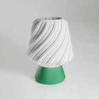 Bruma Lampe Moderne Designer Tischlampe, Farbwahl Lampenschirm Nachttischlampe Wohnzimmer Geschenkidee Fehn-factory.de