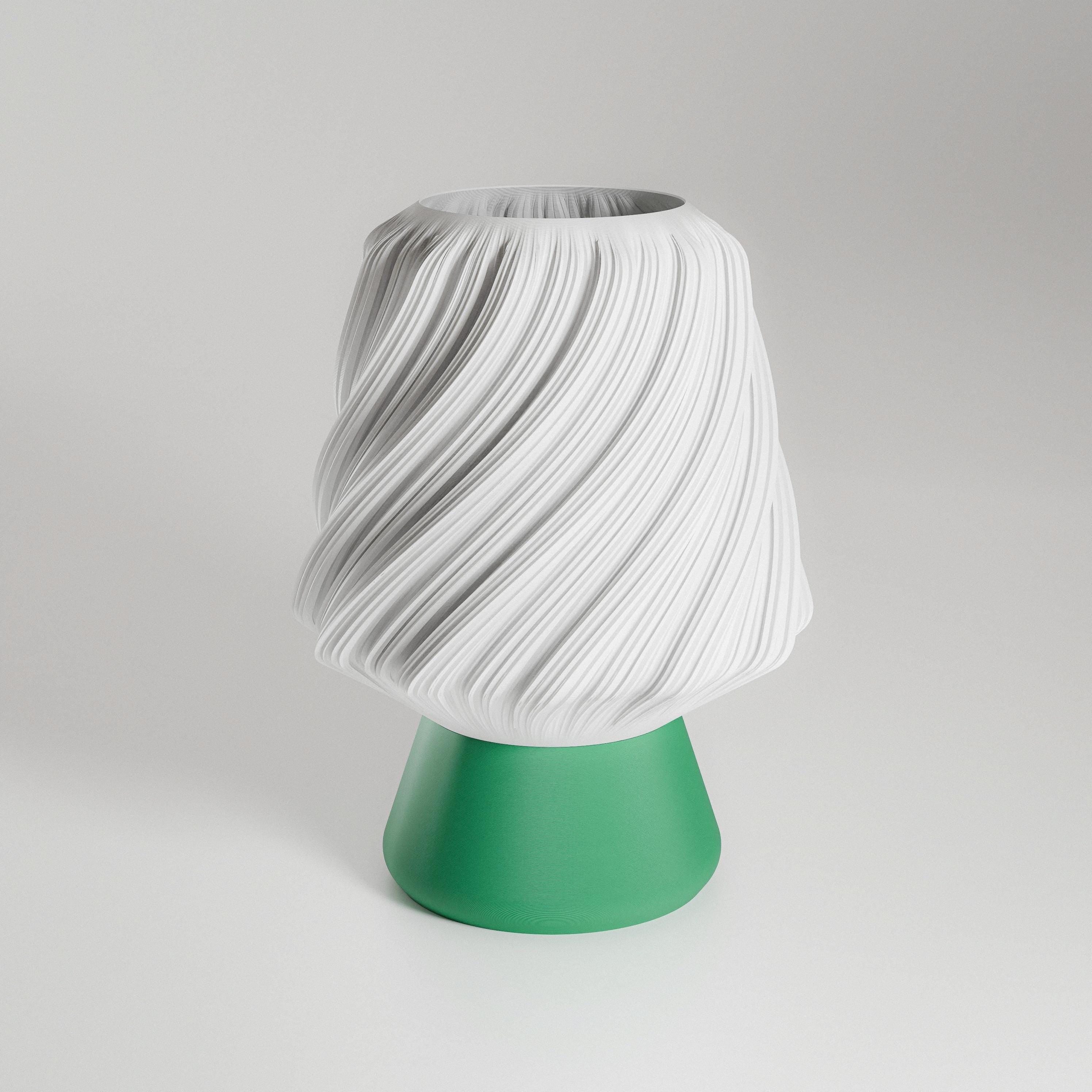 Bruma Lampe Moderne Designer Tischlampe, Farbwahl Lampenschirm Nachttischlampe Wohnzimmer Geschenkidee Fehn-factory.de