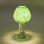 Enoki  Lampe Designer Tischlampe Spirallampenschirm Organische Basis E27 Nachttischlampe Modern Wohnzimmer Geschenkidee.Frei Farbwahl Fehn-factory.de