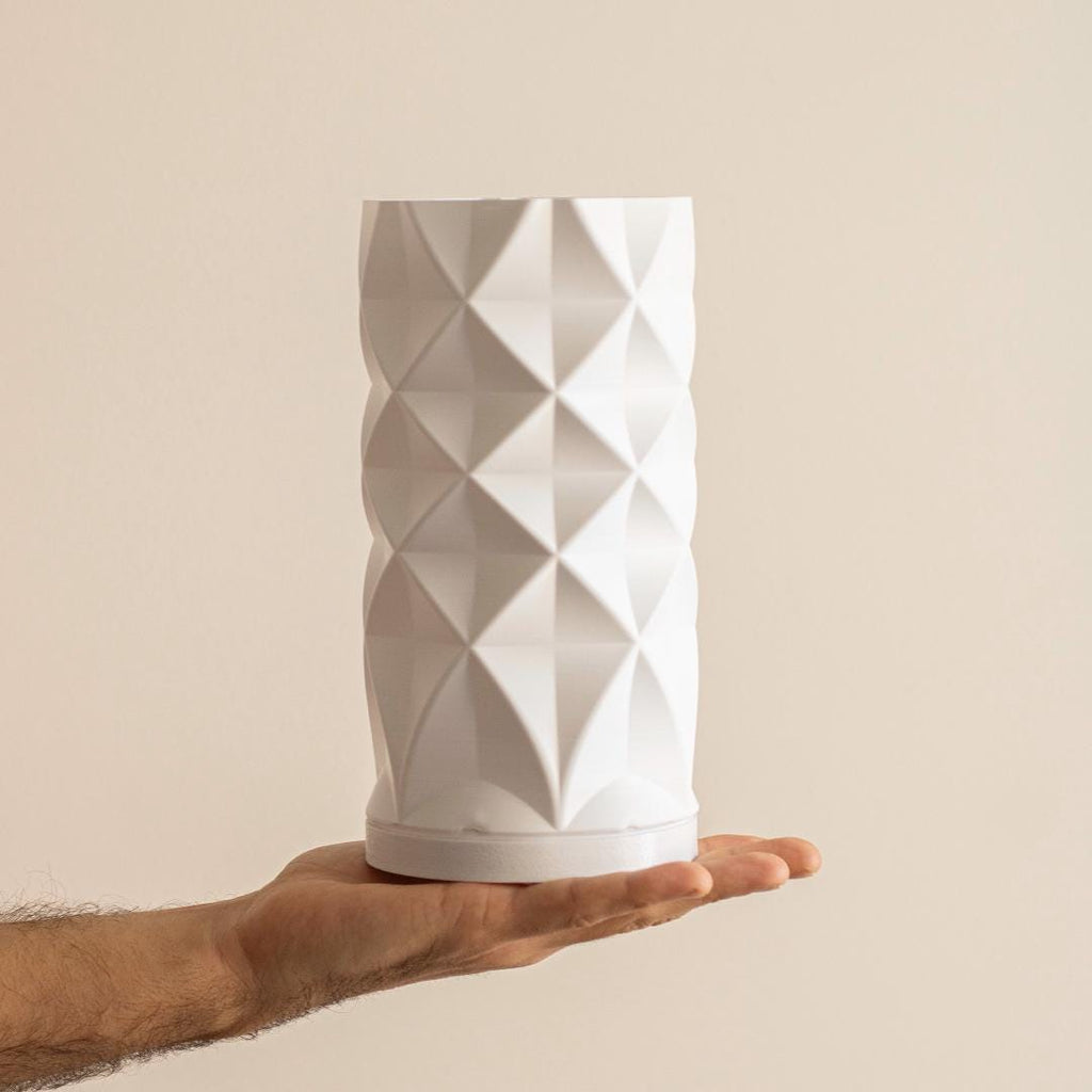 Tischlampe & Nachttischlampe – Diamonds Lampshade | Moderne Wohndeko, Designerlampe mit Fuß, E27 Fehn-factory.de