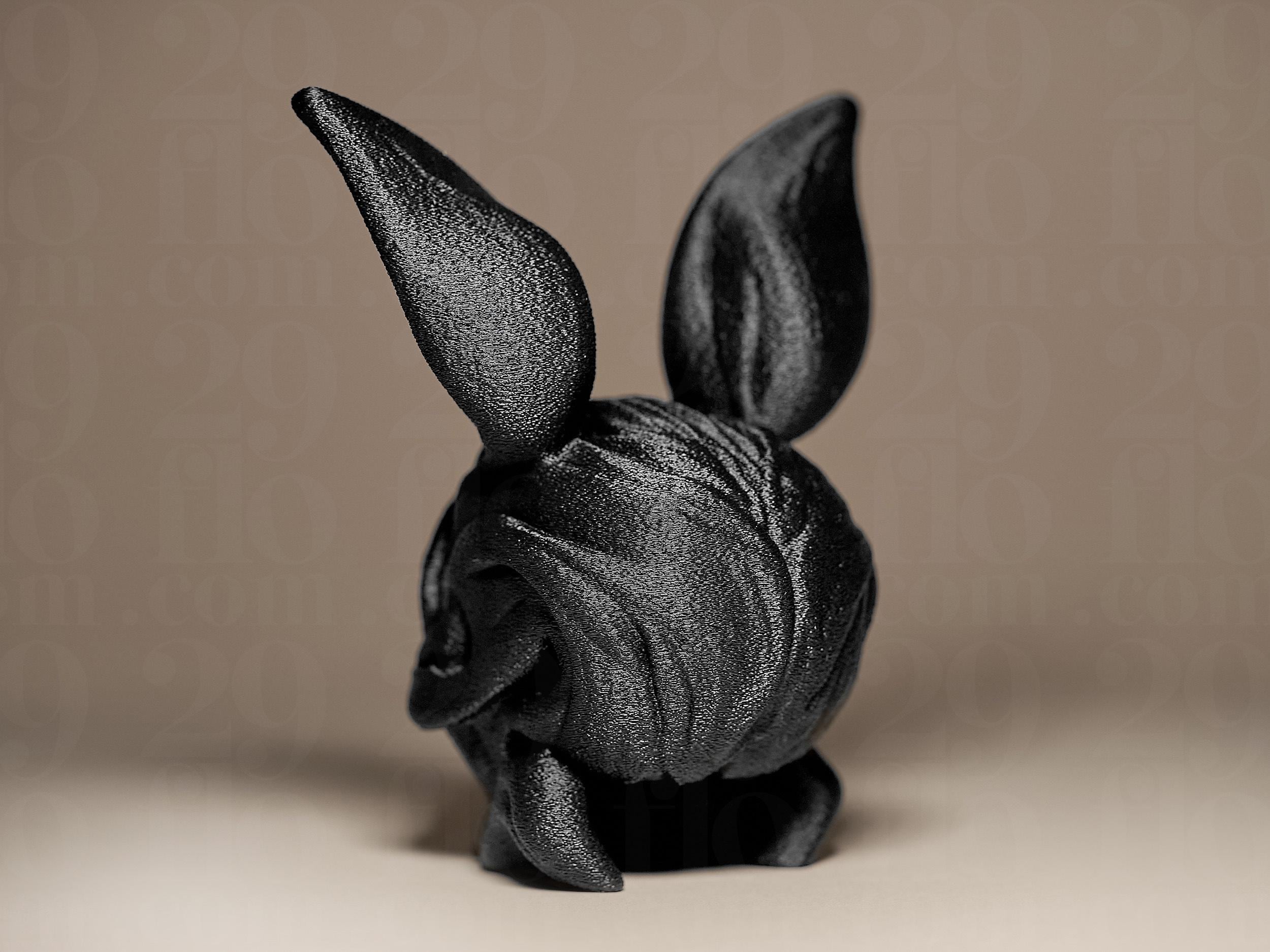 Skull Bunny Figurine – Schädel Hase Dekofigur in Schwarz | Halloween & Gothic Dekoration Fehn-factory.de