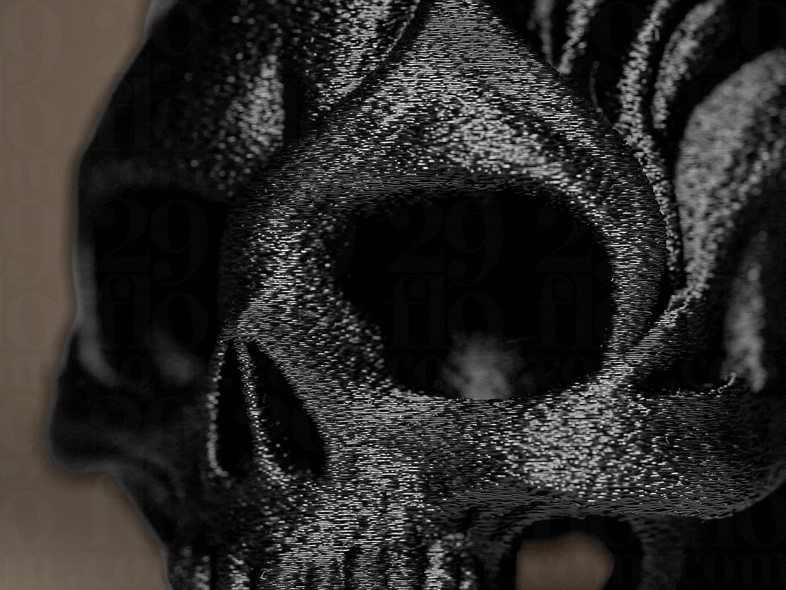 Skull Bunny Figurine – Schädel Hase Dekofigur in Schwarz | Halloween & Gothic Dekoration Fehn-factory.de