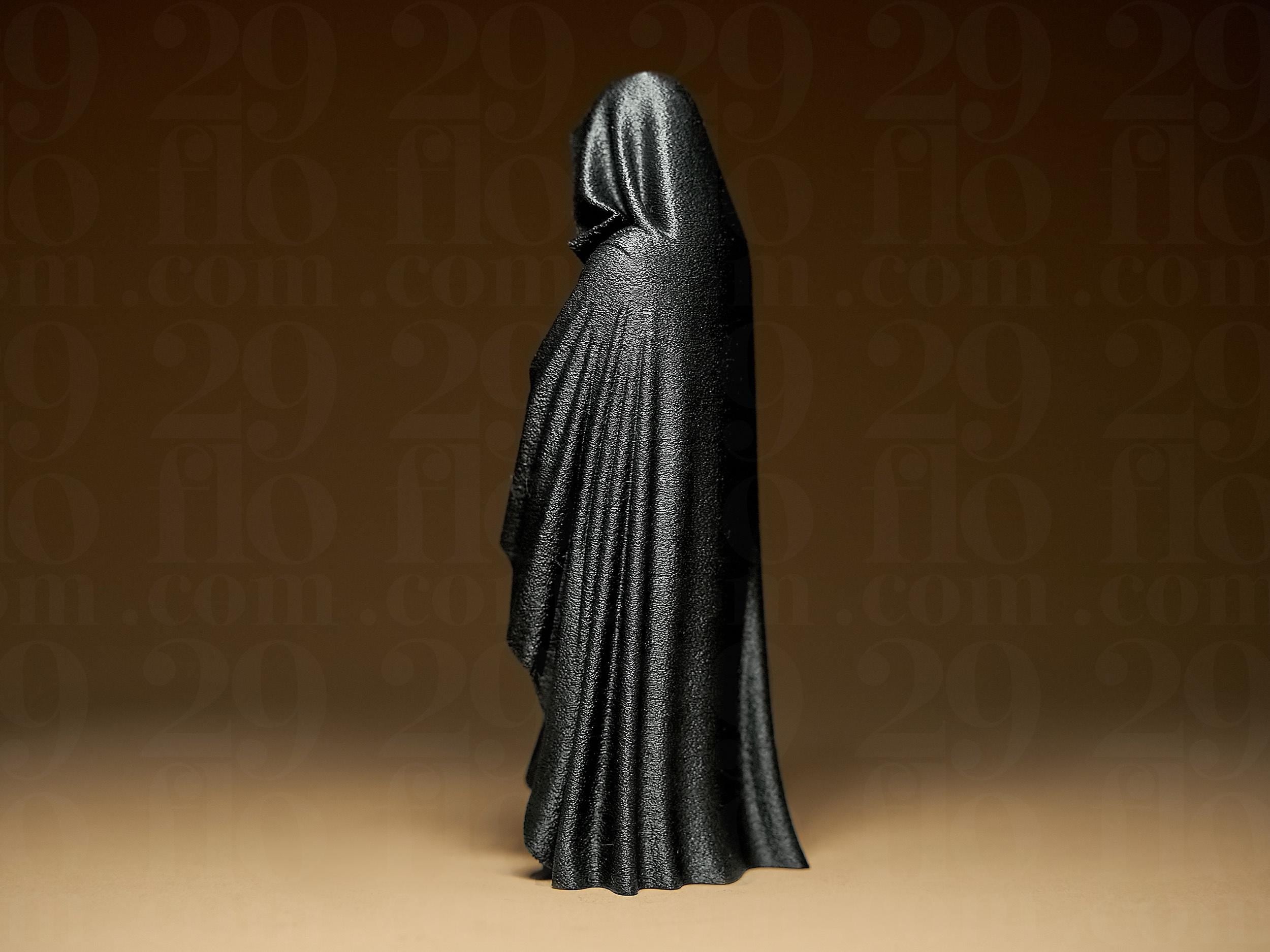 Absent One – Schwarze Kapuzenfigur | Mystische Halloween & Gothic Deko Statue Fehn-factory.de