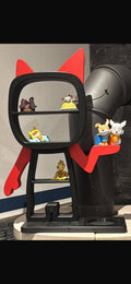 Tonie Regal 60x40 cm mit Toniebox Halter | Kinderzimmer Regal | Figuren Aufbewahrung | Wunschfarbe wählbar Fehn-factory.de